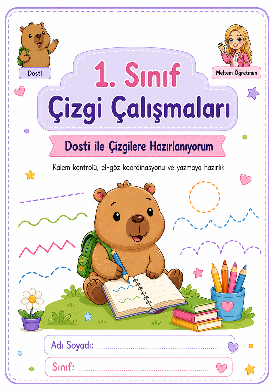 1. Sınıf Çizgi Çalışmaları kapağı
