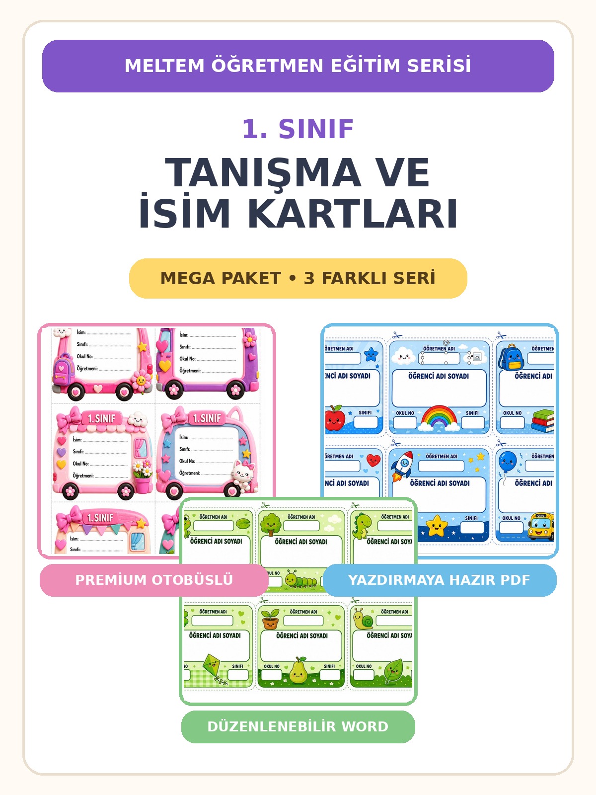 Tanışma ve İsim Kartları Mega Paketi kapağı