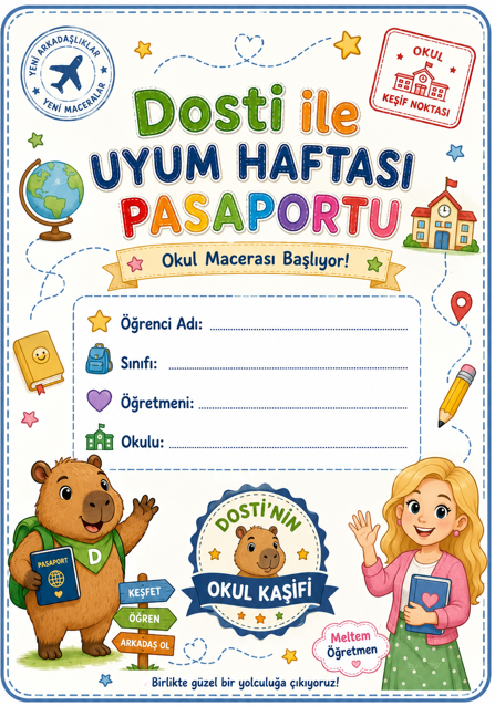 Dosti ile Uyum Haftası Pasaportu